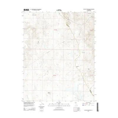 2015 Map of Haystack Mountain, 2015 Print