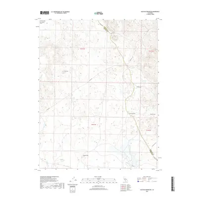 2018 Map of Haystack Mountain, 2018 Print
