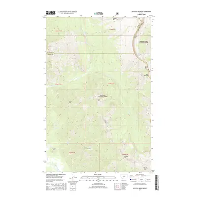 2017 Map of Haystack Mountain, 2017 Print