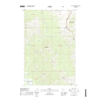 2020 Map of Haystack Mountain, 2020 Print