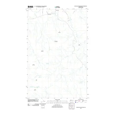 2011 Map of Haystack Mountain, 2011 Print