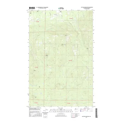 2017 Map of Haystack Mountain, 2017 Print