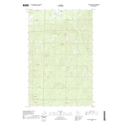 2020 Map of Haystack Mountain, 2020 Print