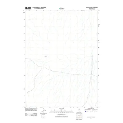 2012 Map of Haystack Peak, 2012 Print