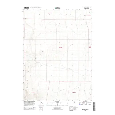 2014 Map of Haystack Peak, 2014 Print