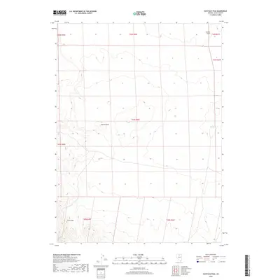 2018 Map of Haystack Peak, 2018 Print