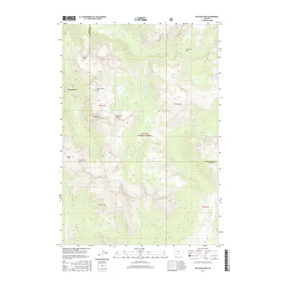 2017 Map of Haystack Peak, 2017 Print