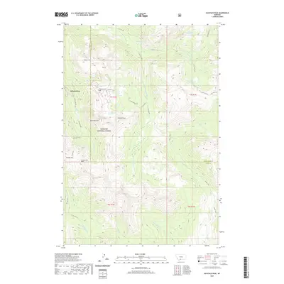 2020 Map of Haystack Peak, 2020 Print
