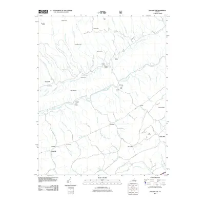 2011 Map of Hayters Gap, 2011 Print