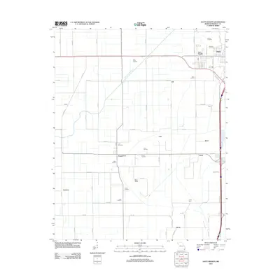 2012 Map of Hayti Heights, 2012 Print