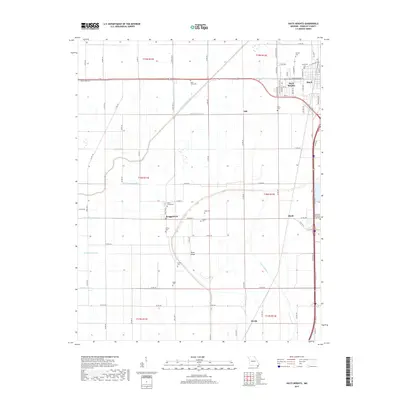 2017 Map of Hayti Heights, 2017 Print