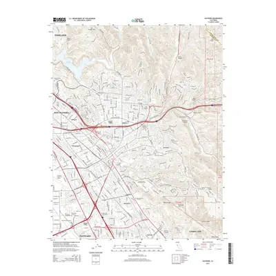 2015 Map of Hayward, 2015 Print
