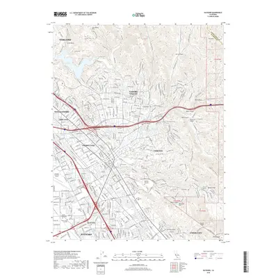 2018 Map of Hayward, 2018 Print