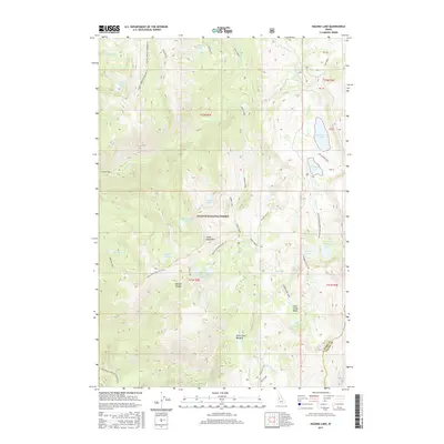 2017 Map of Hazard Lake, 2017 Print