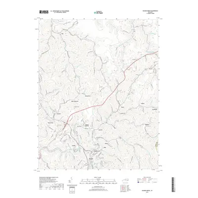 2019 Map of Hazard North, 2019 Print