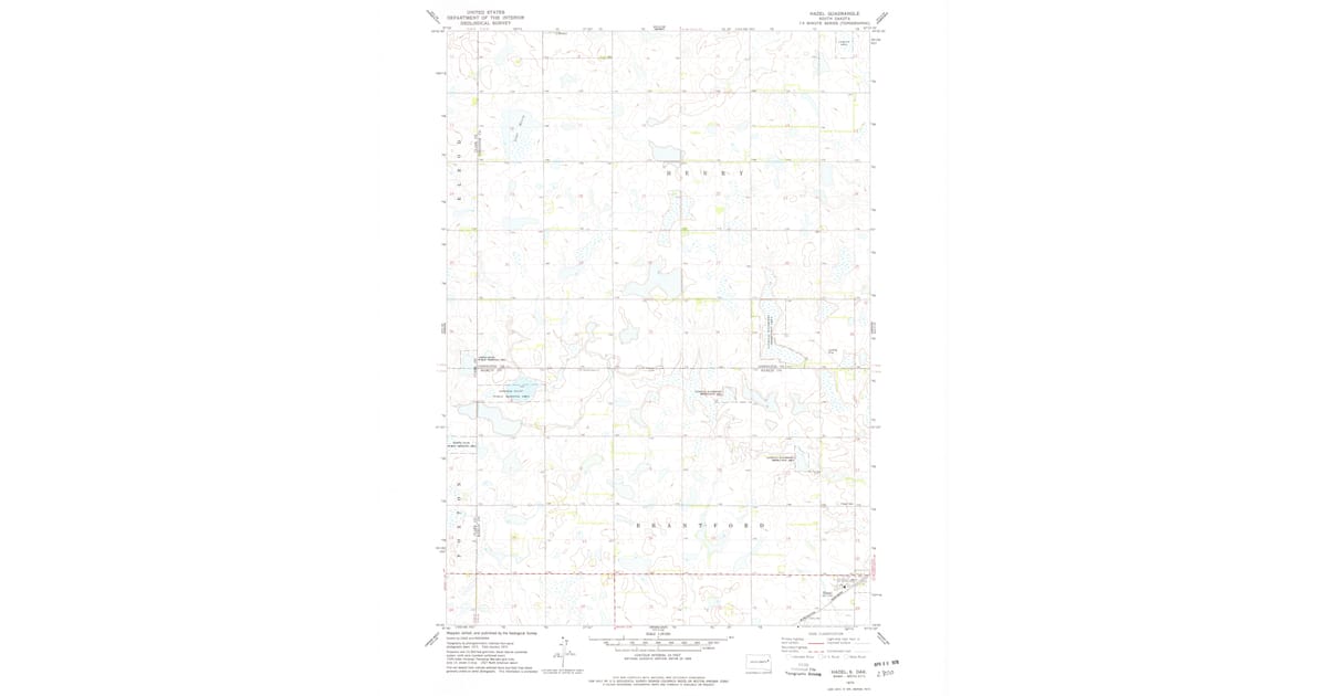 1973 Map of Hazel, Henry, Henry Township — High-Res | Pastmaps