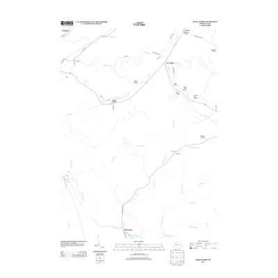 2013 Map of Hazel Hurst, 2013 Print
