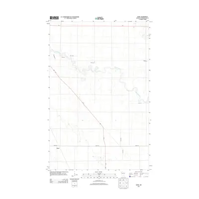2013 Map of Hazel, 2013 Print