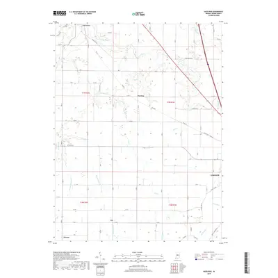 2019 Map of Hazelrigg, 2019 Print