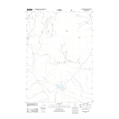 2012 Map of Hazelton Peak, 2012 Print