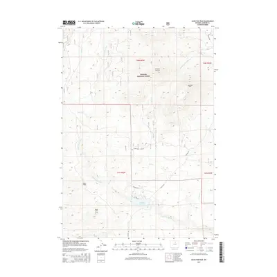 2015 Map of Hazelton Peak, 2015 Print