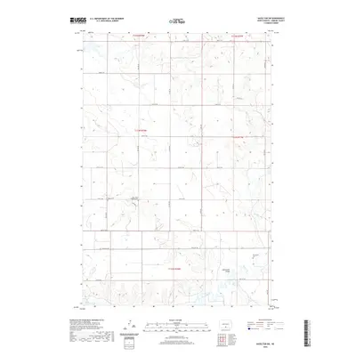 2020 Map of Hazelton SW, 2020 Print