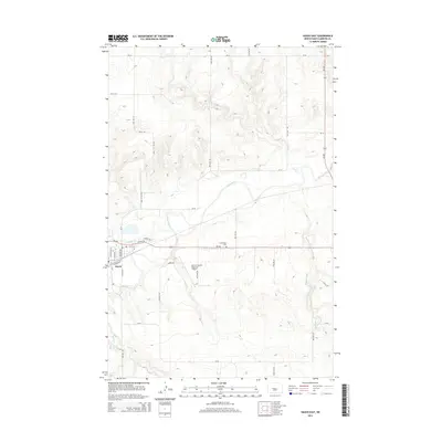 2014 Map of Hazen East, 2014 Print