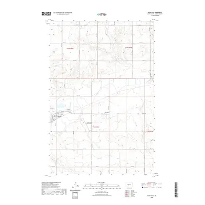 2020 Map of Hazen East, 2020 Print