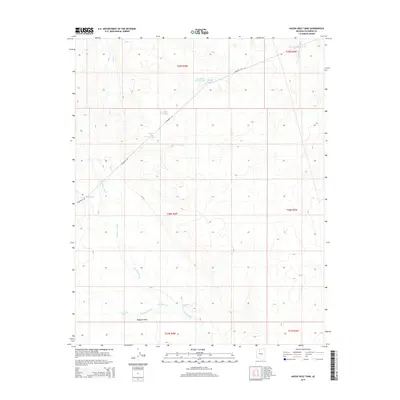 2014 Map of Hazen Hole Tank, 2014 Print