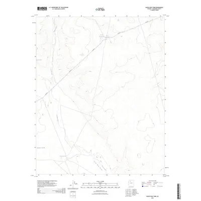 2026 Map of Hazen Hole Tank, 2026 Print
