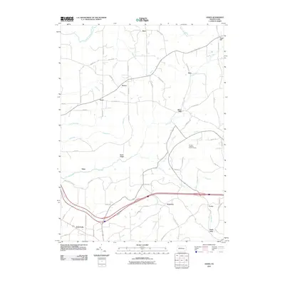 2010 Map of Hazen, 2010 Print