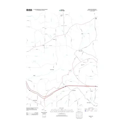 2013 Map of Hazen, 2013 Print