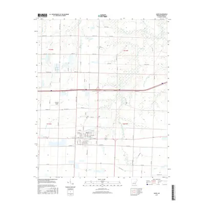 2017 Map of Hazen, 2017 Print