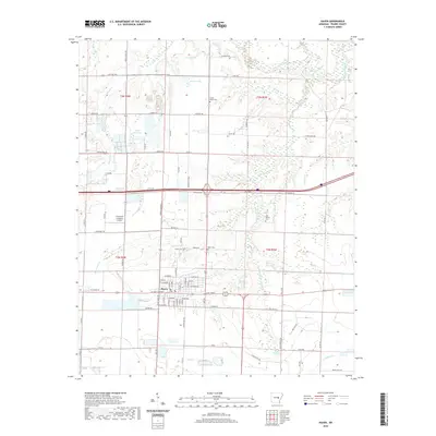 2020 Map of Hazen, 2020 Print