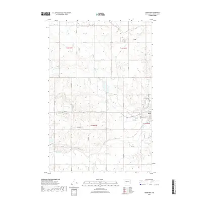 2018 Map of Hazen West, 2018 Print