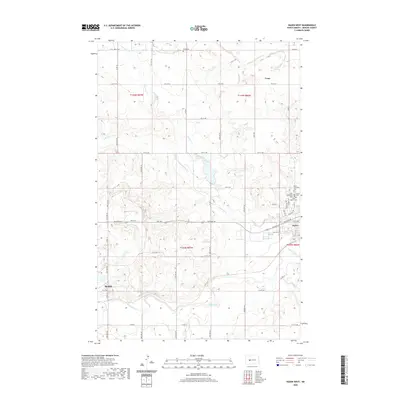 2020 Map of Hazen West, 2020 Print