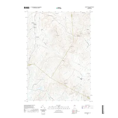 2021 Map of Hazens Notch, 2021 Print