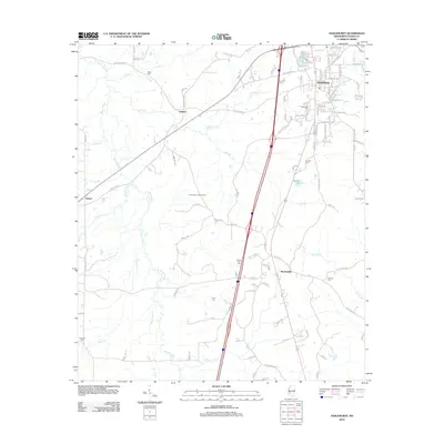 2012 Map of Hazlehurst, 2012 Print