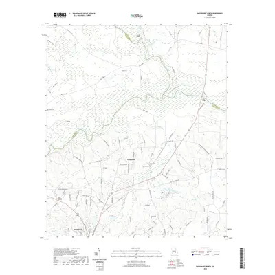 2020 Map of Hazlehurst North, 2020 Print