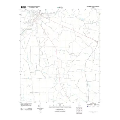 2011 Map of Hazlehurst South, 2011 Print