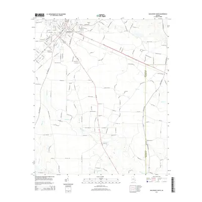 2014 Map of Hazlehurst South, 2014 Print