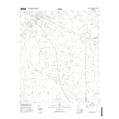 2017 Map of Hazlehurst South, 2017 Print