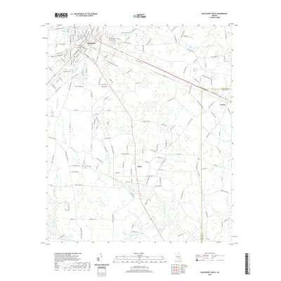 2020 Map of Hazlehurst South, 2020 Print
