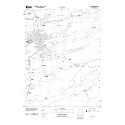 2010 Map of Hazleton, 2010 Print