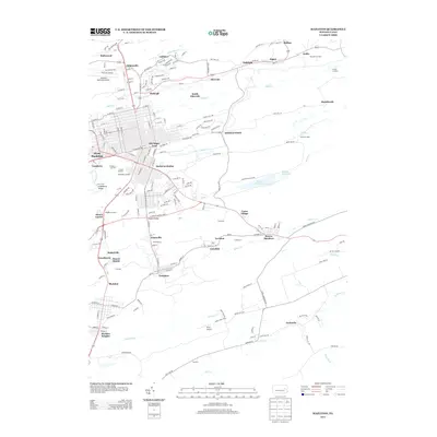 2013 Map of Hazleton, 2013 Print