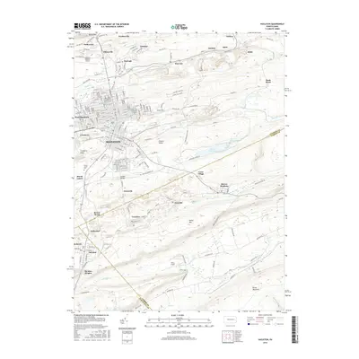 2016 Map of Hazleton, 2016 Print