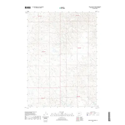 2017 Map of Head of Butch Creek, 2017 Print