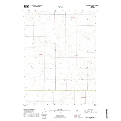 2017 Map of Head of Rocky Hollow, 2017 Print