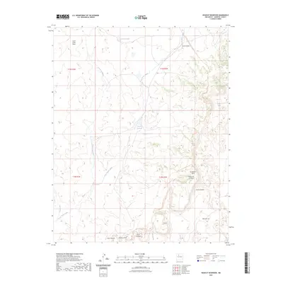 2023 Map of Headcut Reservoir, 2023 Print