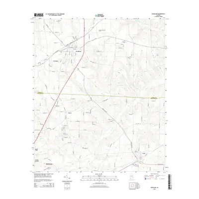 2014 Map of Headland, 2014 Print